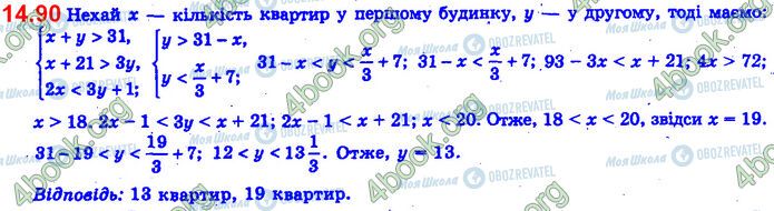 ГДЗ Алгебра 11 класс страница 14.90